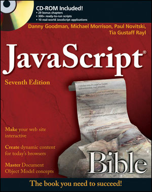 JavaScript Bible, 7th Edition (0470952806) cover image
