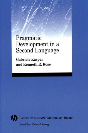 Pragmatic Development in a Second Language (0631234306) cover image