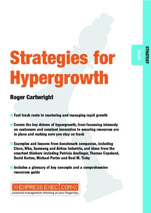 Stategies for Hypergrowth: Strategy 03.05 (1841122106) cover image