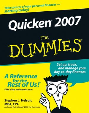 Quicken 2007 For Dummies (0470046007) cover image