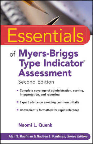 Essentials of Myers-Briggs Type Indicator Assessment, 2nd Edition (0470343907) cover image
