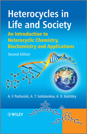Heterocycles in Life and Society: An Introduction to Heterocyclic Chemistry, Biochemistry and Applications, 2nd Edition (0470714107) cover image
