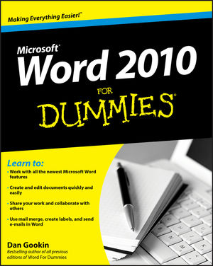 Word 2010 For Dummies (0470770007) cover image