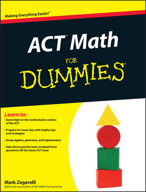 ACT Math For Dummies (1118077407) cover image