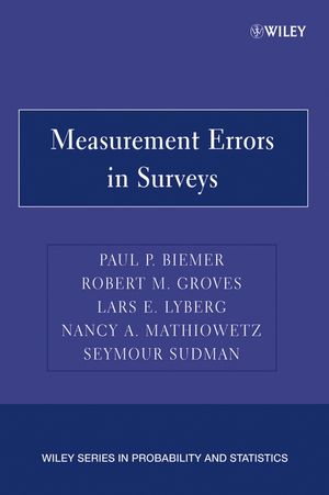 Measurement Errors in Surveys (0471692808) cover image