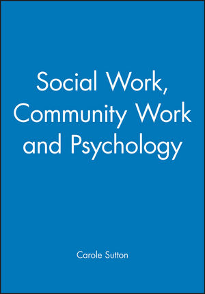 Social Work, Community Work and Psychology (1854331108) cover image