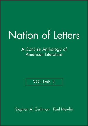 Nation of Letters: A Concise Anthology of American Literature, Volume 2 (1881089908) cover image