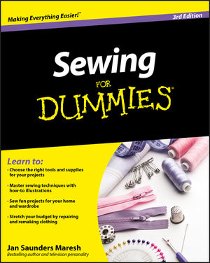 Sewing For Dummies, 3rd Edition (0470623209) cover image