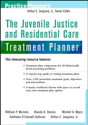 The Juvenile Justice and Residential Care Treatment Planner (0471433209) cover image