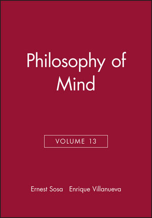 Philosophy of Mind, Volume 13 (1405108509) cover image