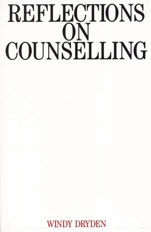 Reflections on Counselling (1897635109) cover image