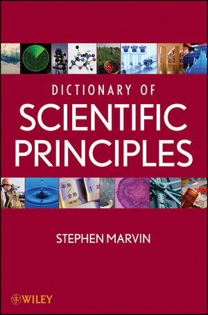 Dictionary of Scientific Principles  (047014680X) cover image