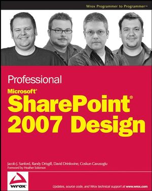 Professional SharePoint 2007 Design (047028580X) cover image