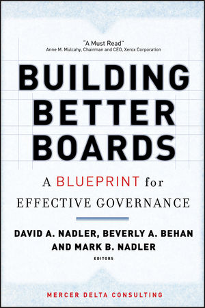 Building Better Boards: A Blueprint for Effective Governance (078798180X) cover image