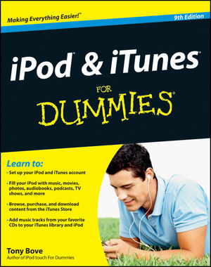 iPod and iTunes For Dummies, 9th Edition (111813060X) cover image iPod and iTunes For Dummies, 9th Edition (111813060X) cover image