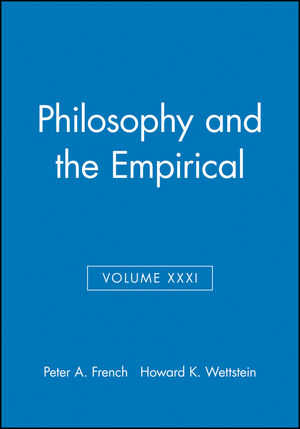 Philosophy and the Empirical, Volume XXXI (140518020X) cover image