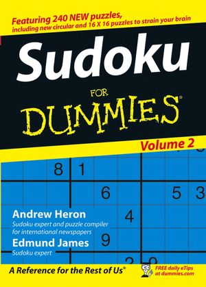Sudoku For Dummies, Volume 2 (0470026510) cover image