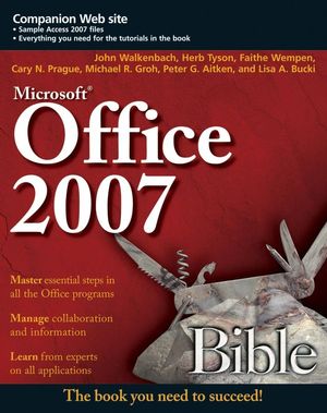 Office 2007 Bible (0470046910) cover image