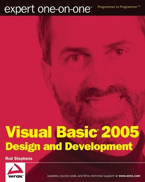 Expert One-on-One Visual Basic 2005 Design and Development (0470053410) cover image