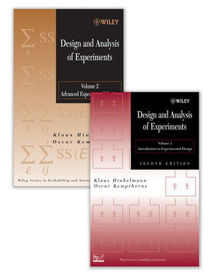 Design and Analysis of Experiments Set (0470385510) cover image