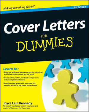 Cover Letters For Dummies, 3rd Edition (0470402210) cover image Cover Letters For Dummies, 3rd Edition (0470402210) cover image