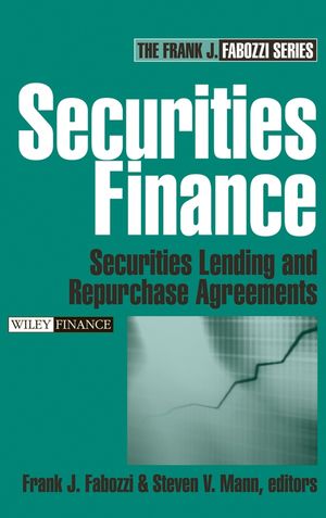 Securities Finance: Securities Lending and Repurchase Agreements (0471678910) cover image