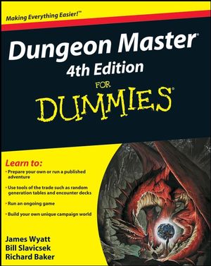 Dungeon Master For Dummies, 4th Edition (0470292911) cover image