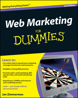 Web Marketing For Dummies, 2nd Edition (0470371811) cover image