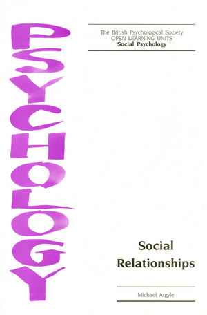 Social Relationships (1854332511) cover image