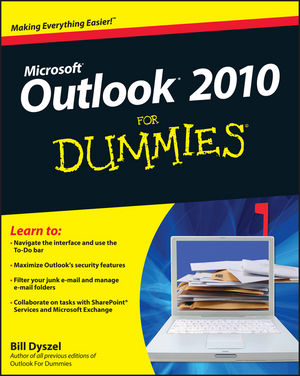 Outlook 2010 For Dummies (0470487712) cover image