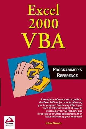 Excel 2000 VBA: Programmers Reference (0764544012) cover image