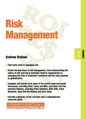 Risk Management: Finance 05.10 (1841123412) cover image