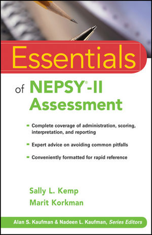 Essentials of NEPSY-II Assessment (0470436913) cover image