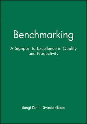 Benchmarking: A Signpost to Excellence in Quality and Productivity + Workbook (0471958913) cover image