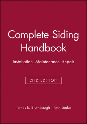 Complete Siding Handbook: Installation, Maintenance, Repair, 2nd Edition (0025178814) cover image