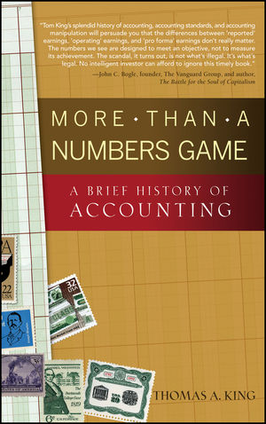 More Than a Numbers Game: A Brief History of Accounting (1118044614) cover image