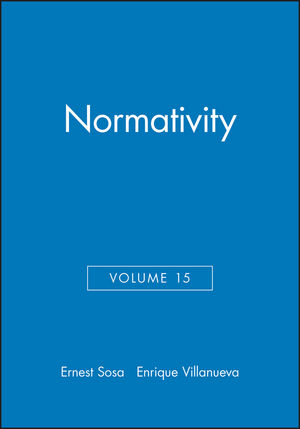 Normativity, Volume 15 (1405138114) cover image