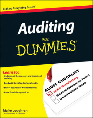 Auditing For Dummies (0470530715) cover image