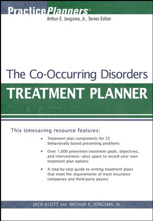 The Co-Occurring Disorders Treatment Planner (0471730815) cover image