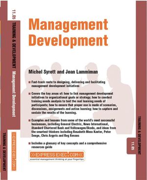 Management Development: Training and Development 11.5 (1841124915) cover image