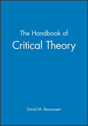 The Handbook of Critical Theory (0631183817) cover image