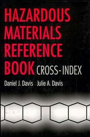 Hazardous Materials Reference Book: Cross-Index (0471286818) cover image