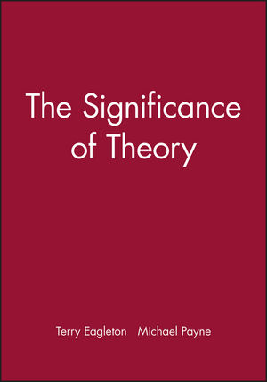The Significance of Theory (0631172718) cover image