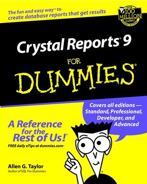 Crystal Reports 9 For Dummies (0764516418) cover image