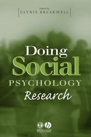 Doing Social Psychology Research (1405108118) cover image