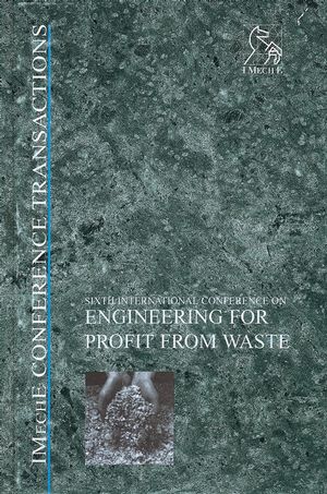 Engineering for Profit from Waste VI (1860583318) cover image