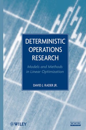 Deterministic Operations Research: Models and Methods in Linear Optimization (0470484519) cover image