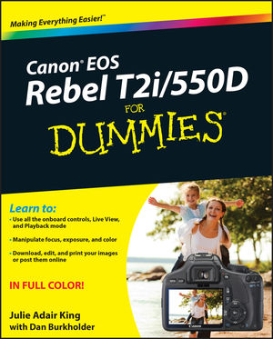 Canon EOS Rebel T2i / 550D For Dummies (0470768819) cover image