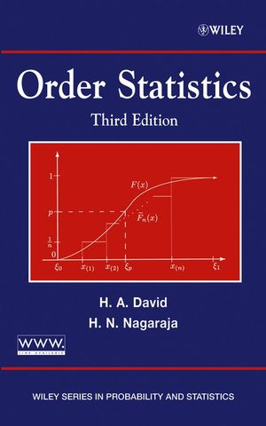 Order Statistics, 3rd Edition (0471654019) cover image