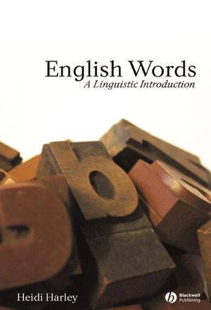 English Words: A Linguistic Introduction (0631230319) cover image